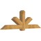Ekena Millwork Kennewick Rough Sawn Timber Gable Bracket, Western Red Cedar, 84"W x 28"H x 6"D x 6"F, 8/12 Pitch GBW084X28X0606KEN00RWR - alternate 4